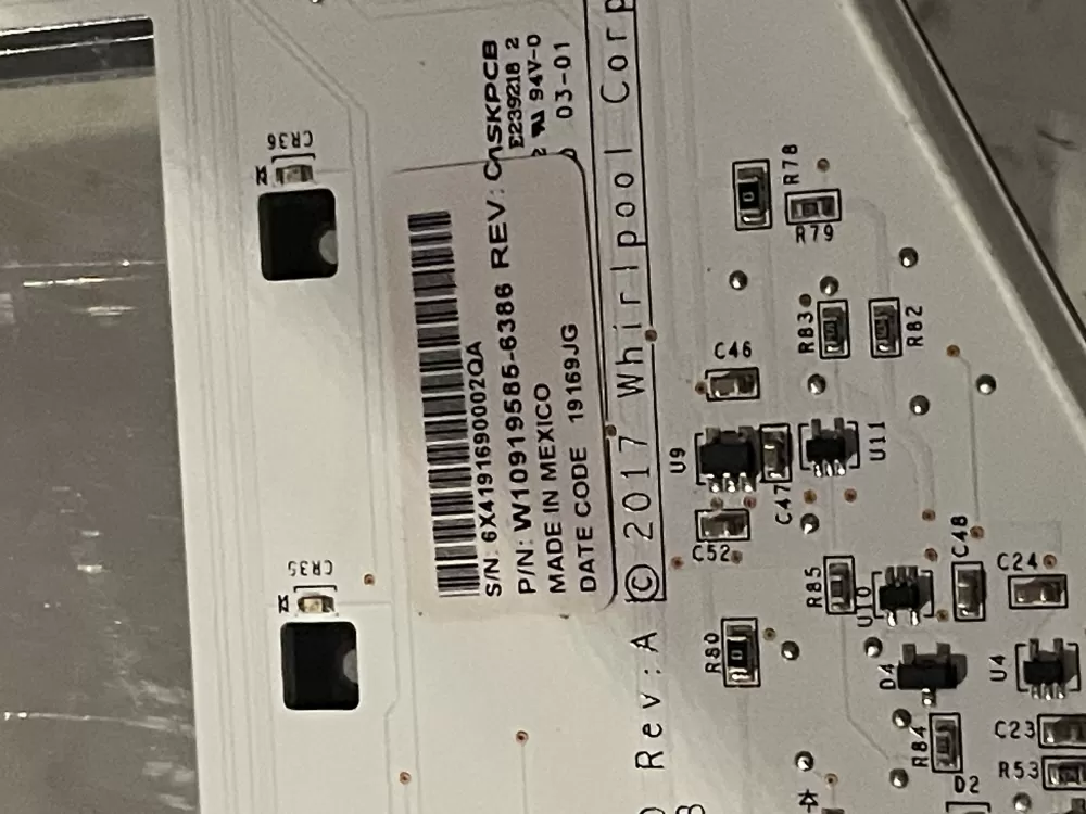 Whirlpool W10919585 W10919585-6386 Control Board AZ34239 | Wm1374