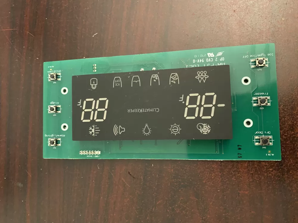 Samsung DA41-00475E Refrigerator Control Board UI LED