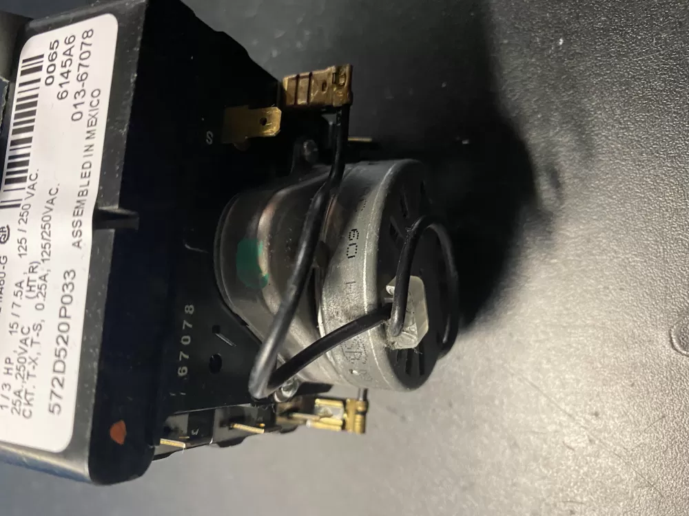 GE 572D520P033 WE4M334 Dryer Timer