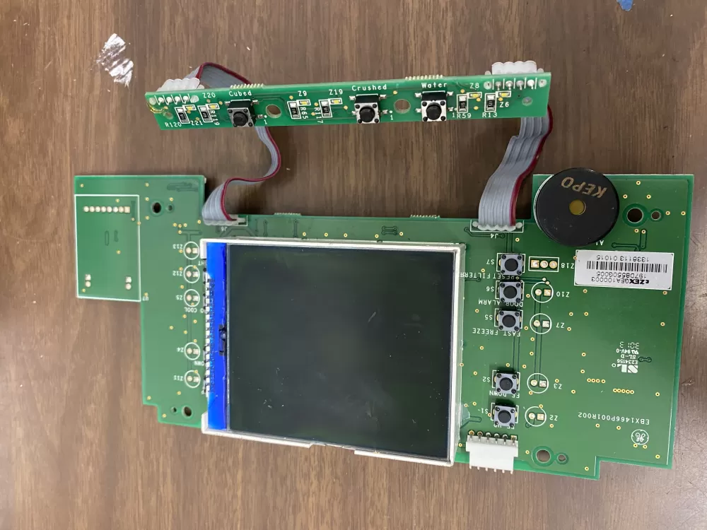 GE 197D8550G005 Refrigerator Dispenser Control Board Display