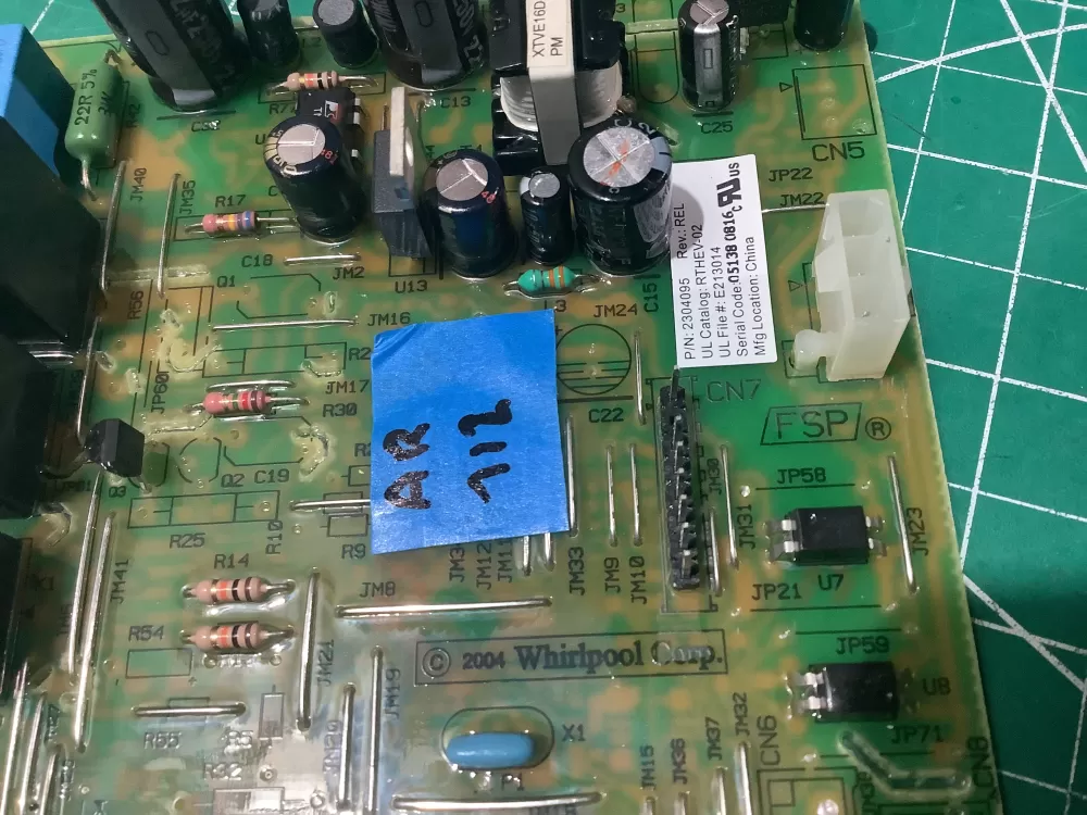 Whirlpool WPW10135090 Refrigerator Main Control Board AZ187883 | AR112