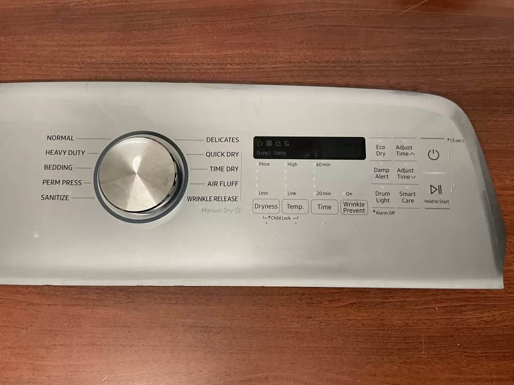Samsung DC64-03841C Dryer Control Panel AZ28725 | KMV118