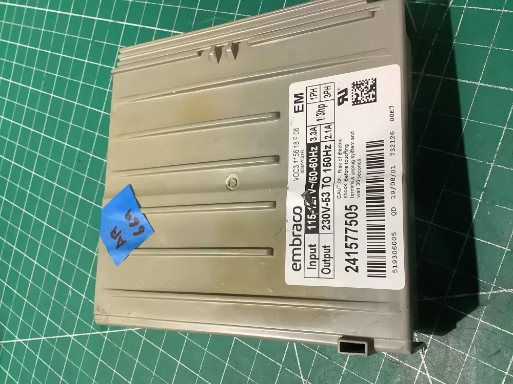 Refrigerator Inverter Board VCC3 1156 QA F 06 241577505 AZ196767 | AR669