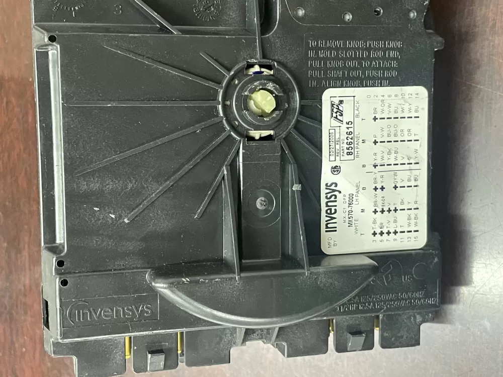 Whirlpool 8562615 Washer Timer AZ29377 | KM296