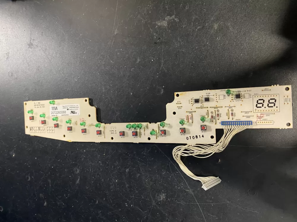 GE 165D7803P001 Dishwasher Control Board