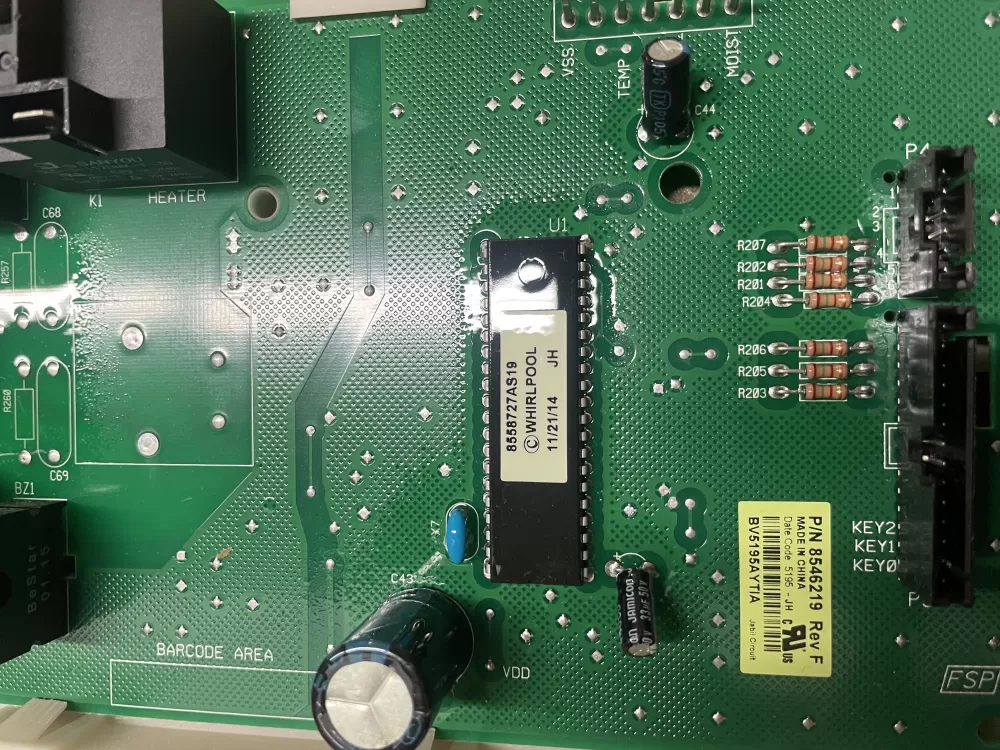 Whirlpool WP8546219 3980062 WP3980062 Dryer Control Board AZ7049 | KM1569