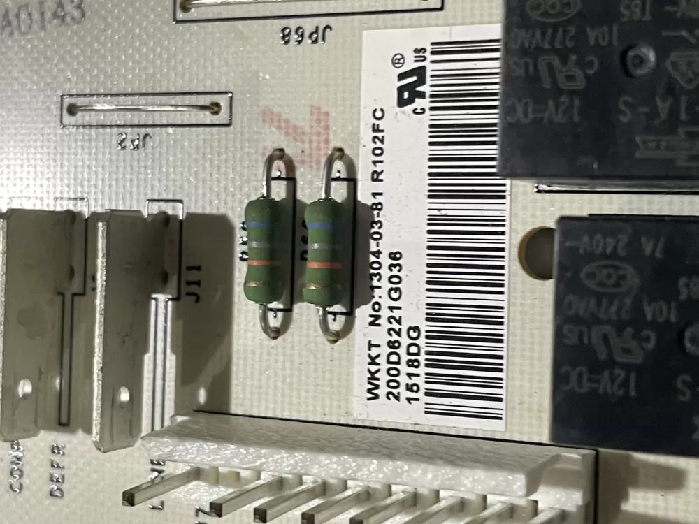 GE EBX1110P002 200D6221G036 Refrigerator Control Board AZ200645 | Wm389