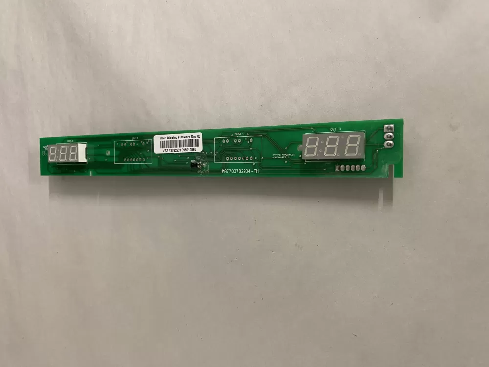 Maytag  KitchenAid  Jenn-Air  Admiral  Dacor  Kenmore WPW10207861  AP6017093  W10207861  12782203  12782203SP  12782205  12782205SP  1468995  67005397  67005400  8208269  PS11750388  MA7703782204-TH Refrigerator Control Board Temp Display