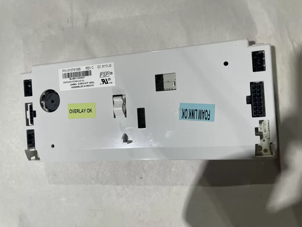 KitchenAid W10761088 W10807858 Refrigerator Control Board AZ150625 | KM1989