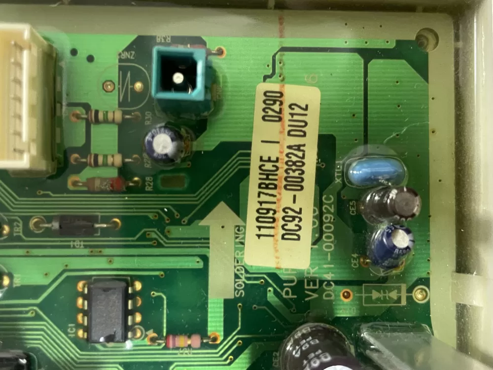 Samsung DC92 00382A DC41 00092C Dryer Control Board AZ53800 | Wm1853