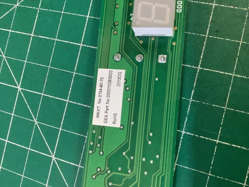 GE WR55X10684 200D1028G022 Refrigerator UI Temp Control Board AZ209921 | NR2564