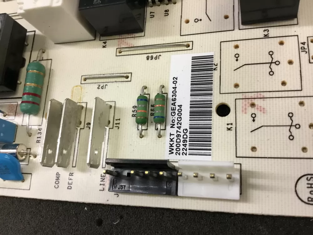 GE 200D49742G004 WR55X10996 Refrigerator Control Board  AZ81162 | NR862