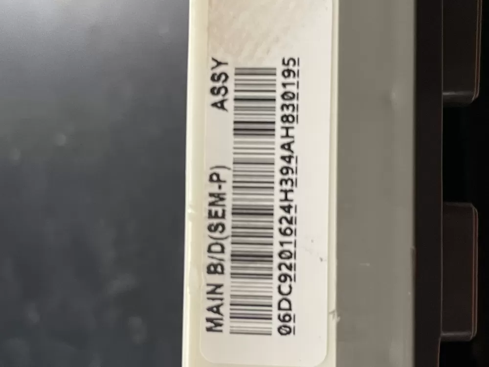 Samsung DC92 01624H Dryer Control Board AZ20559 | WMV296