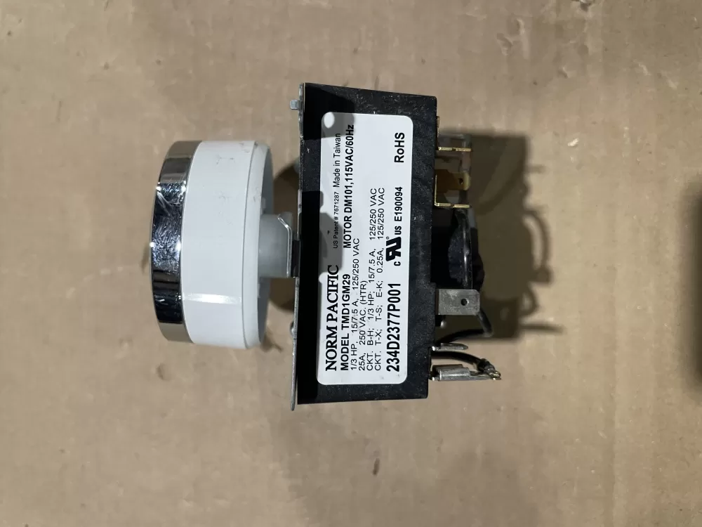 General Electric AP6027534 WE04X24551 PS11759041 234D2377P001 Dryer Timer