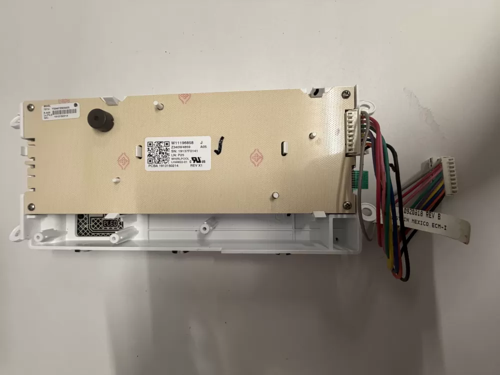 Maytag W11196858 Washer Control Board User Interface Display AZ227604 | KM448