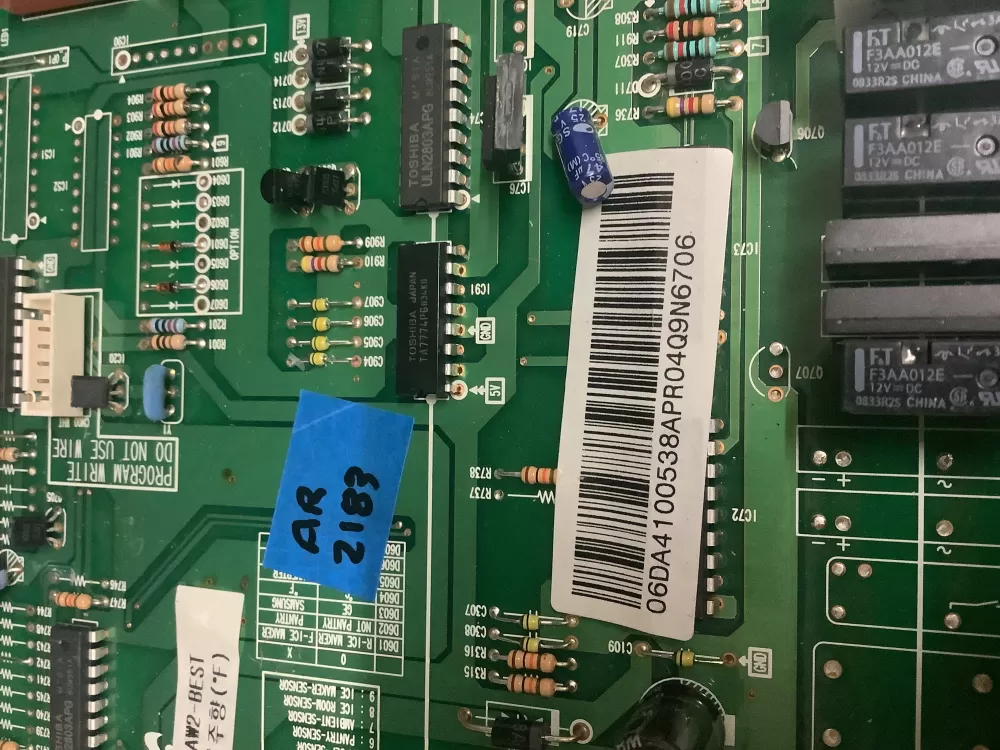 Samsung DA41 00538A DA4100538A Refrigerator Control Board AZ197744 | AR2183