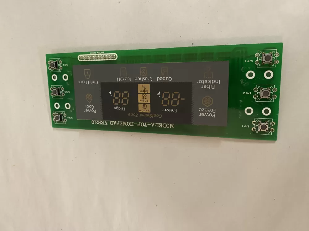 Samsung  Whirlpool DA41-00170A Refrigerator Control Board Dispenser