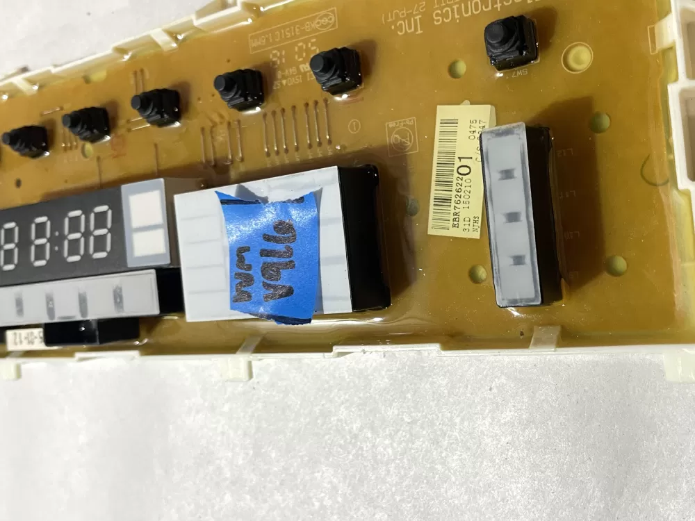 LG EBR76262201 EBR75446006 Washer Control Board AZ205257 | Wmv916