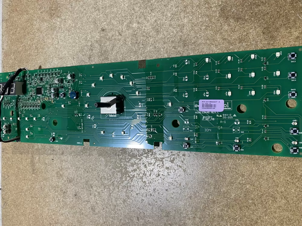 Whirlpool W10544207 Washer Board Control