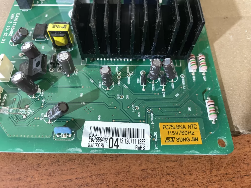 LG Kenmore AP5604149 EBR65640204 Refrigerator Control Board AZ95311 | Wm1921