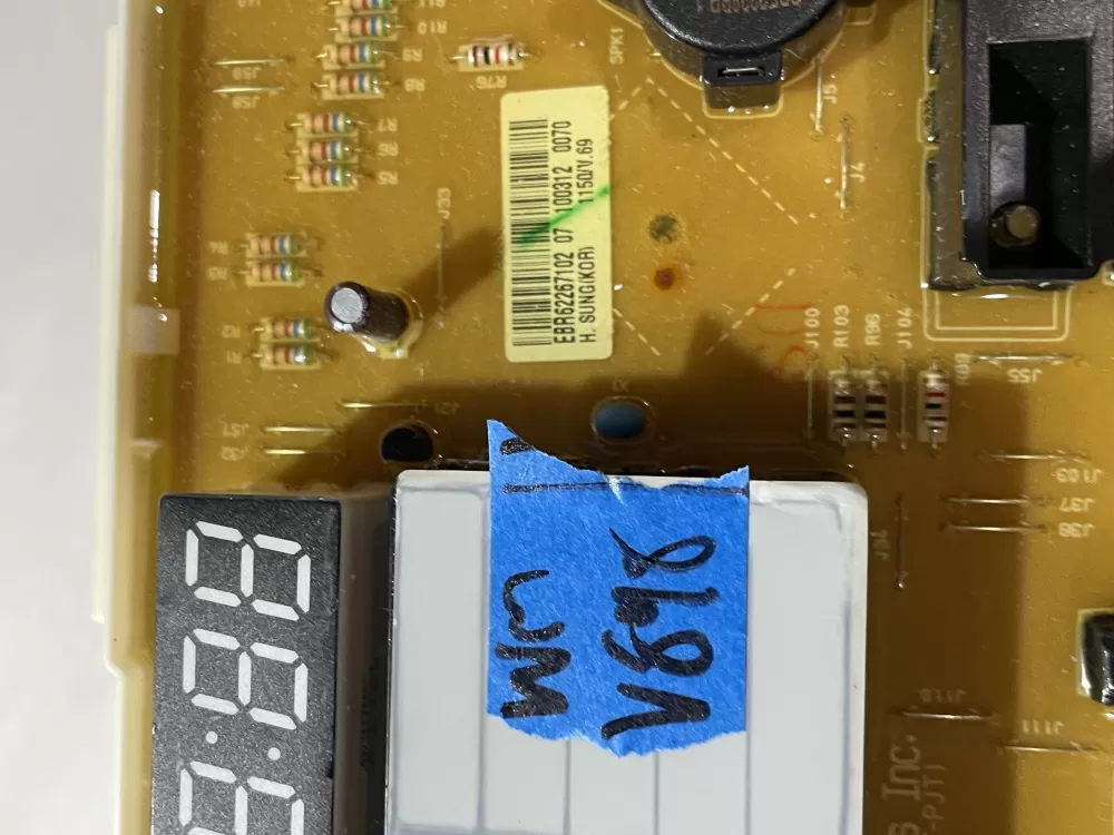 LG EBR62267105 EBR62267102 EAX60993601 Washer Control Board AZ200348 | Wmv898