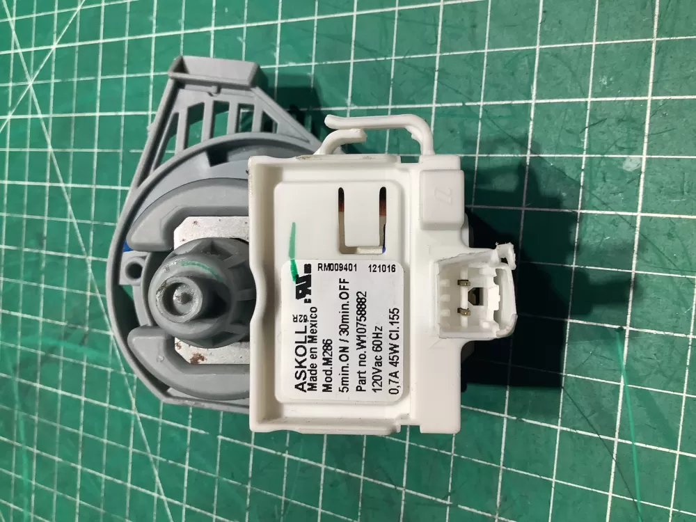 Kitchen Aid W10724438 W10758882 W10914557 Dishwasher Kitchen Aid Drain Pump