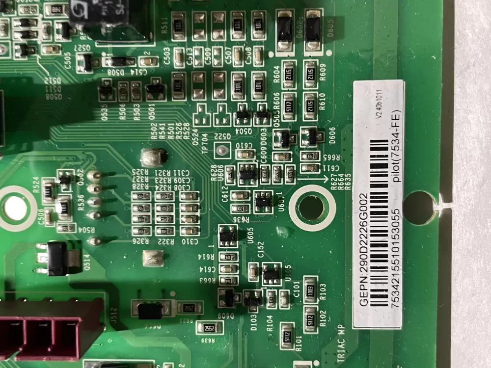 GE WH22X29556 WH18X25896 290D2226G002 Washer Control Board AZ197903 | Wm2758