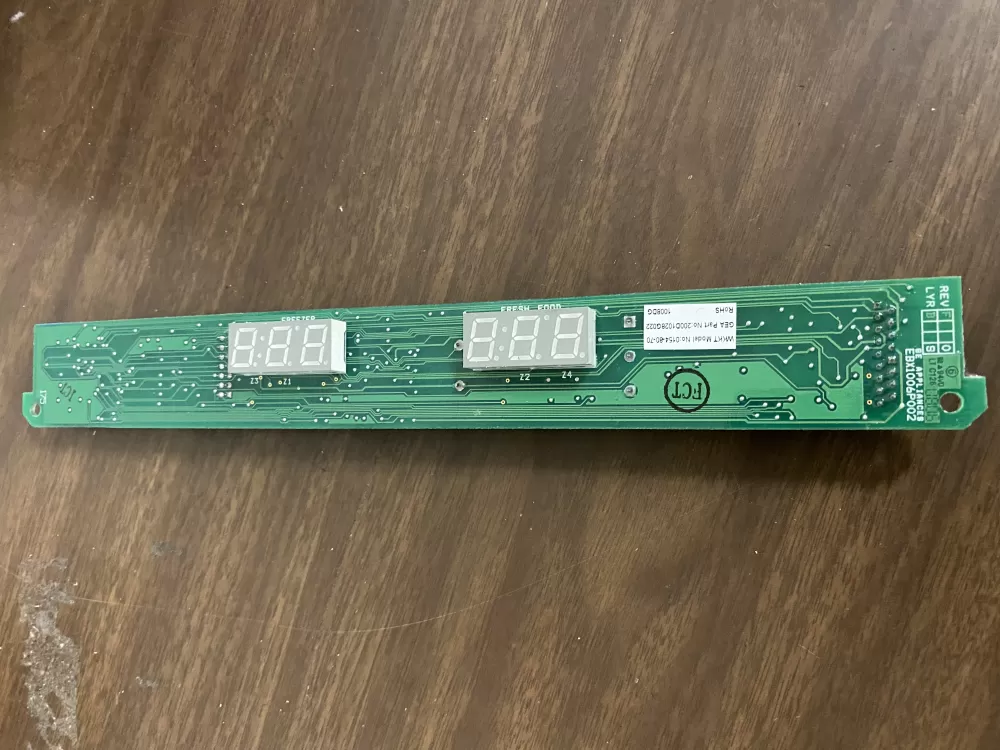 GE WR55X10684  200D1028G022  AP4321494  1477865  AH1766240  EA1766240  PS1766240 Refrigerator UI Temp Control Board