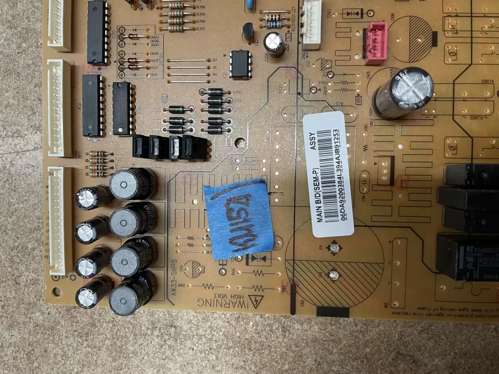 Samsung DA92 00384L DA9200384L Refrigerator Control Board AZ18606 | KM1521