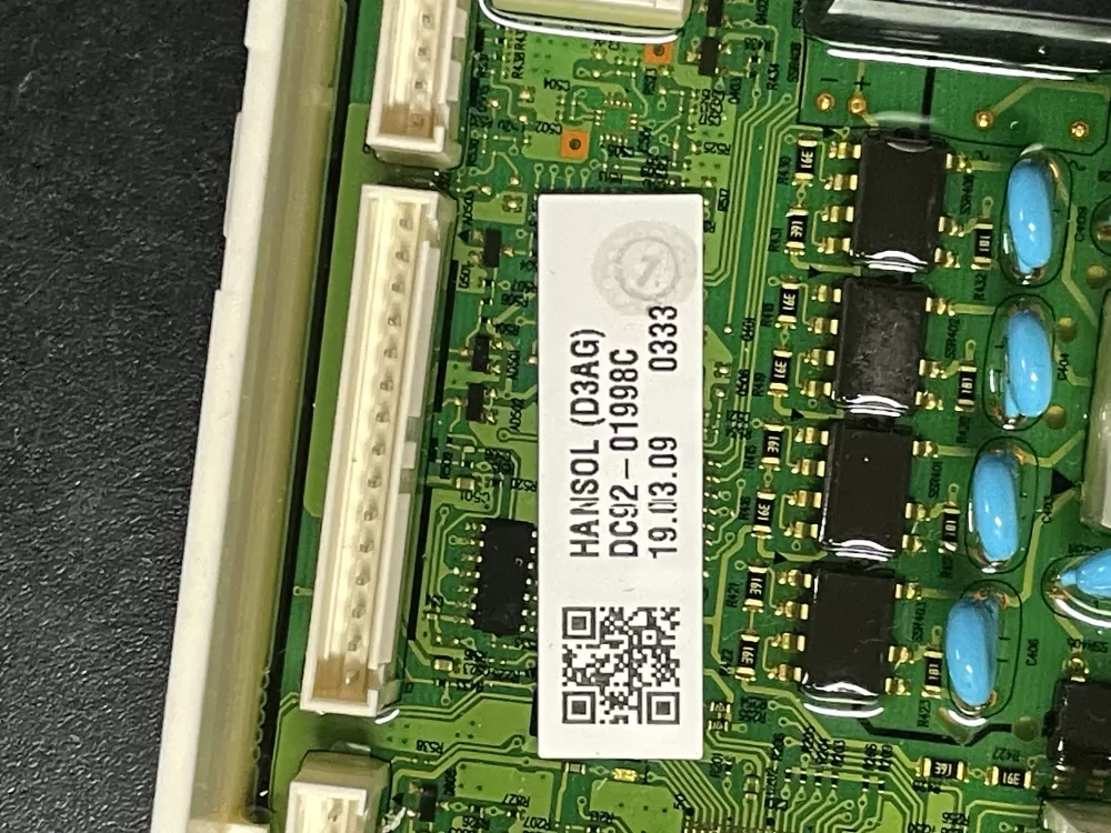 Samsung DC92-01998C Washer Control Board AZ15891 | WMV279
