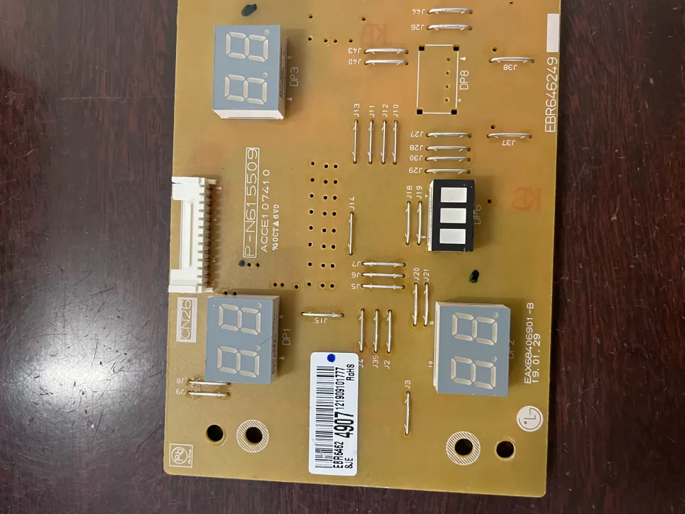 LG EBR64624908 EBR64624907 PS7792510 Range Board Control AZ61162 | KM1950