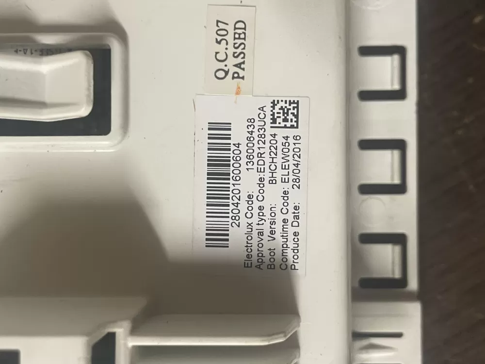 Electrolux 136006438 Dryer Control Board AZ40978 | Wmv403