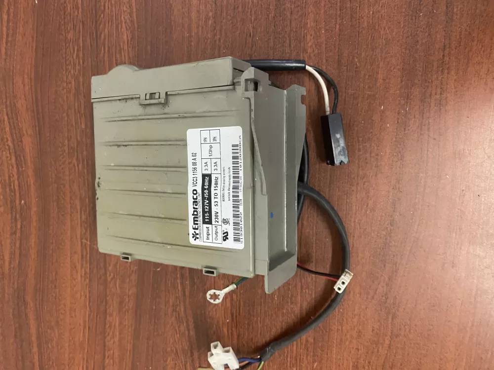 Whirlpool 5193301022  VCC3 1156 08 A 02 Refrigerator Compressor Inverter Control Board