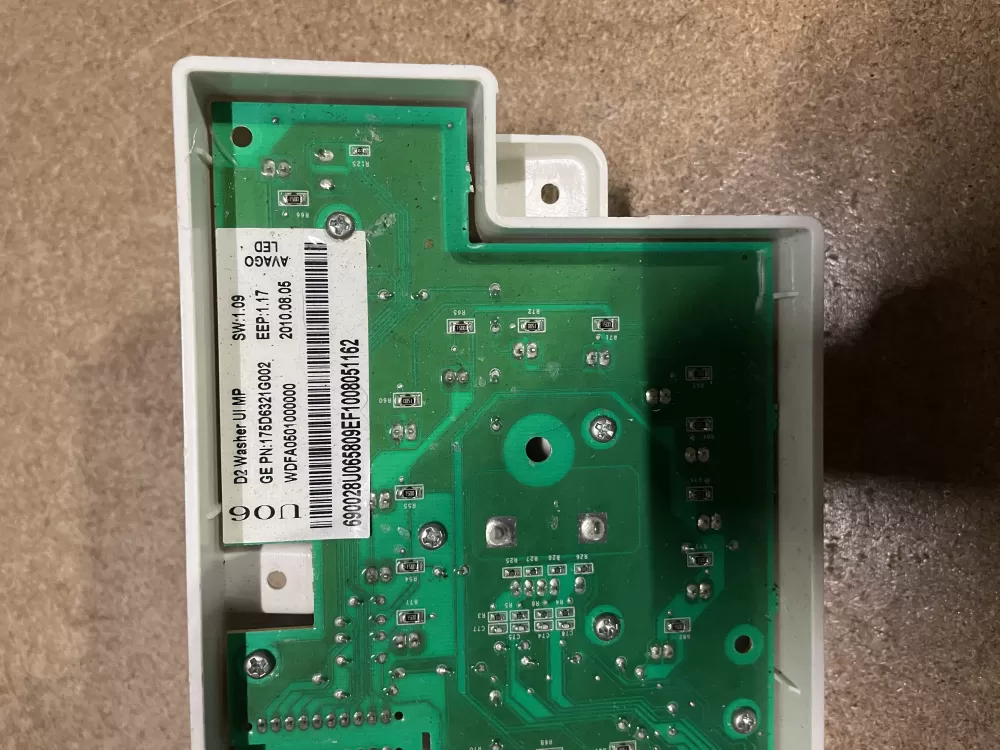 GE 175D6321G002 WDFA0501000000 WH12X10485 Washer Control AZ26026 | KMV253