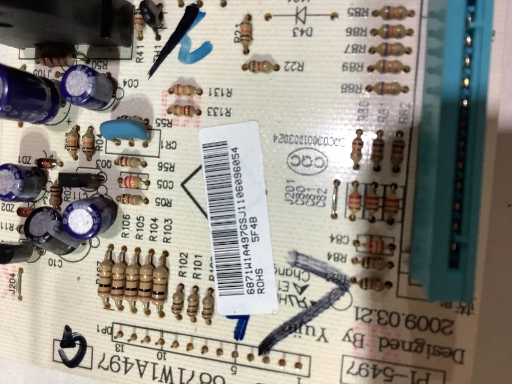 Kenmore 6871W1A497G Microwave Control Board AZ142502 | ZC2398