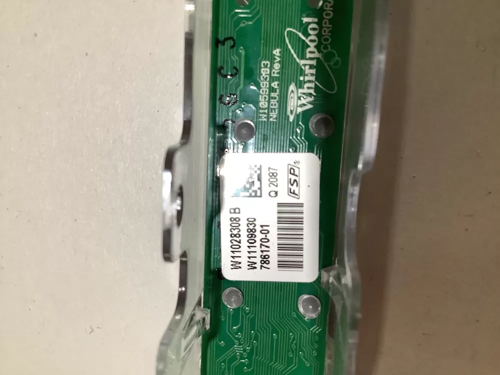 Whirlpool Dishwasher Board P/N W11028308 B W11109830 AZ143825 | ZC2416