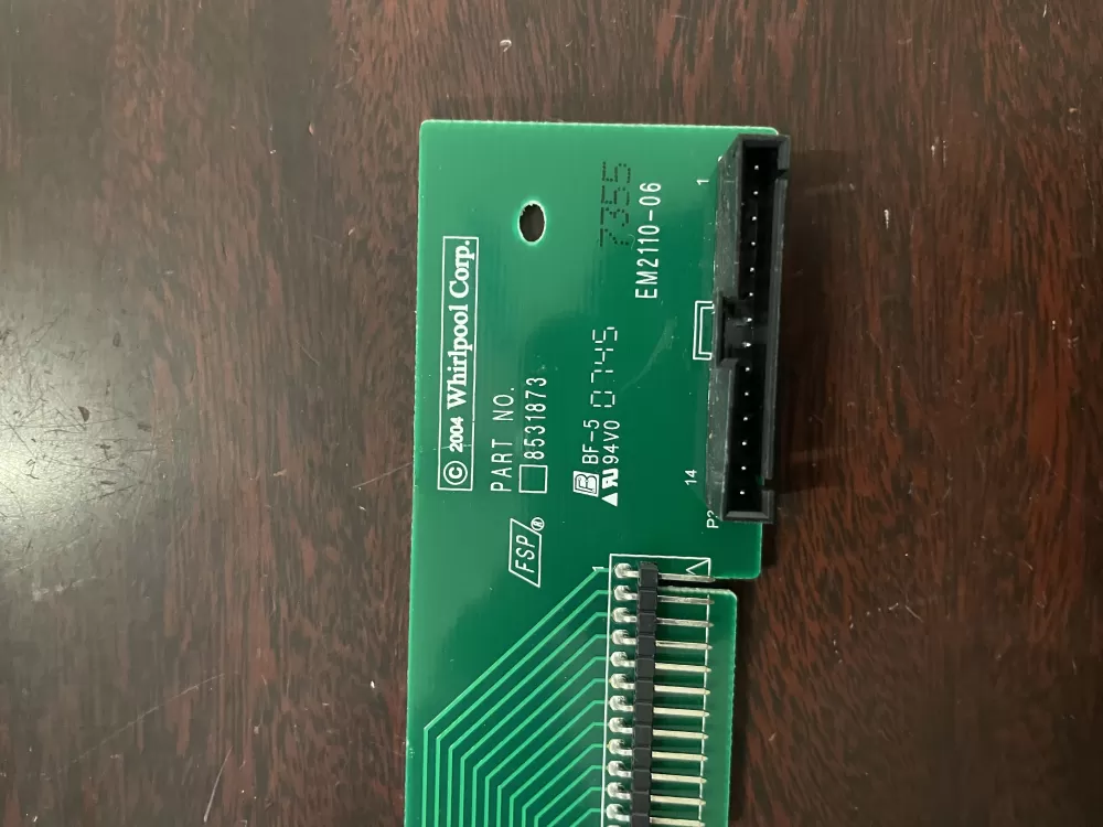 KitchenAid 8531873 Dishwasher Control Board Interconnect AZ45802 | KM218