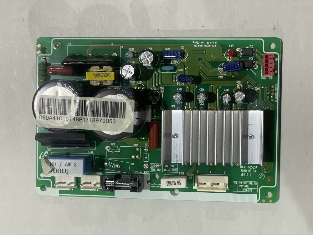 Samsung DA41 00585A 00614B Refrigerator Control Board Inverter AZ182185 | KM624