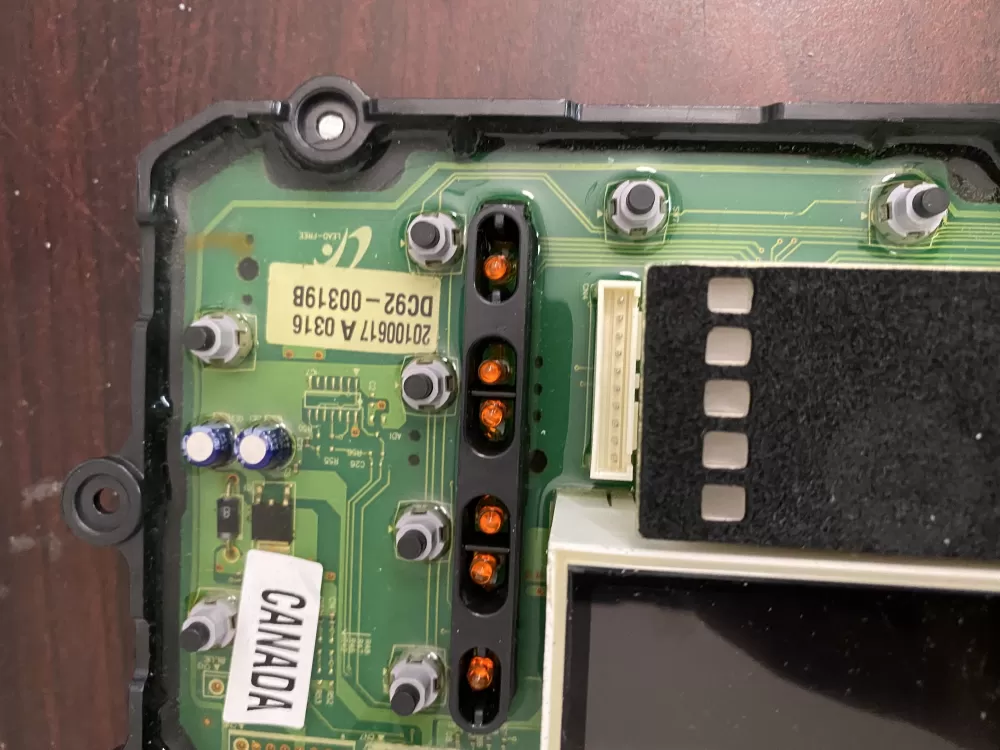 Samsung DC92-00319B Washer User Interface Control Board AZ36884 | BK385