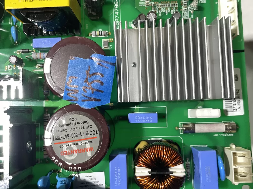 LG Kenmore EBR74796448 Refrigerator Control Board AZ163663 | Wmv755