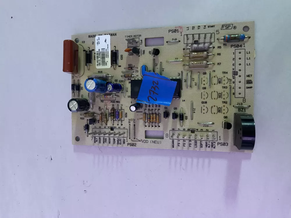 Whirlpool Kenmore W10116565 8546229 Dryer Control Board AZ197296 | BK2732