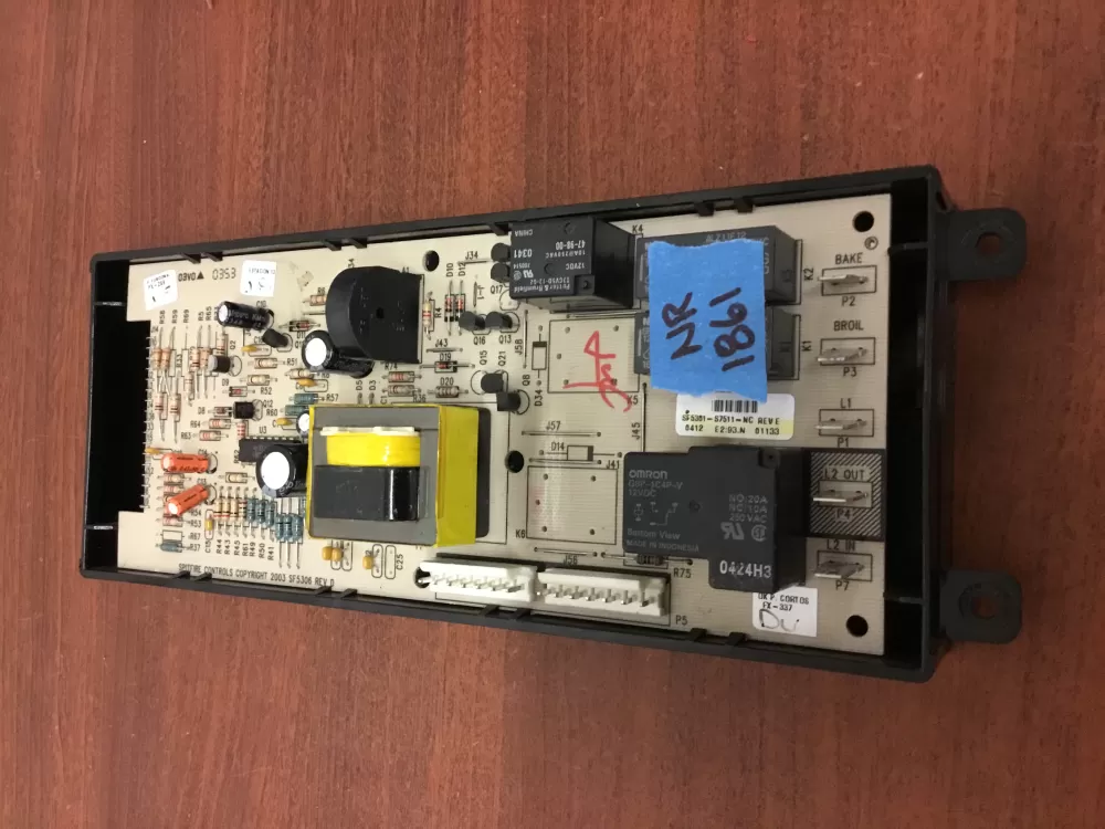 Frigidaire 316207511 SF5301-S7511 Range Oven Control Board AZ55103 | NR1861