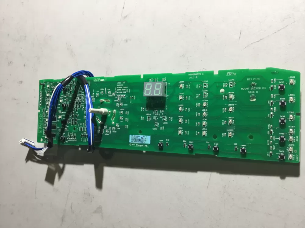 Whirlpool  Kenmore W10583043 WPW10578751 AP6023176  W10578751 PS11756517 Washer Control Board Interface