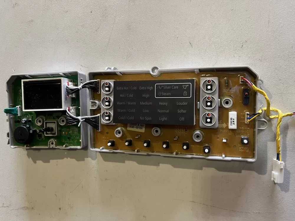Samsung DC92-00130A  DC92-00125A Washer UI Control Board