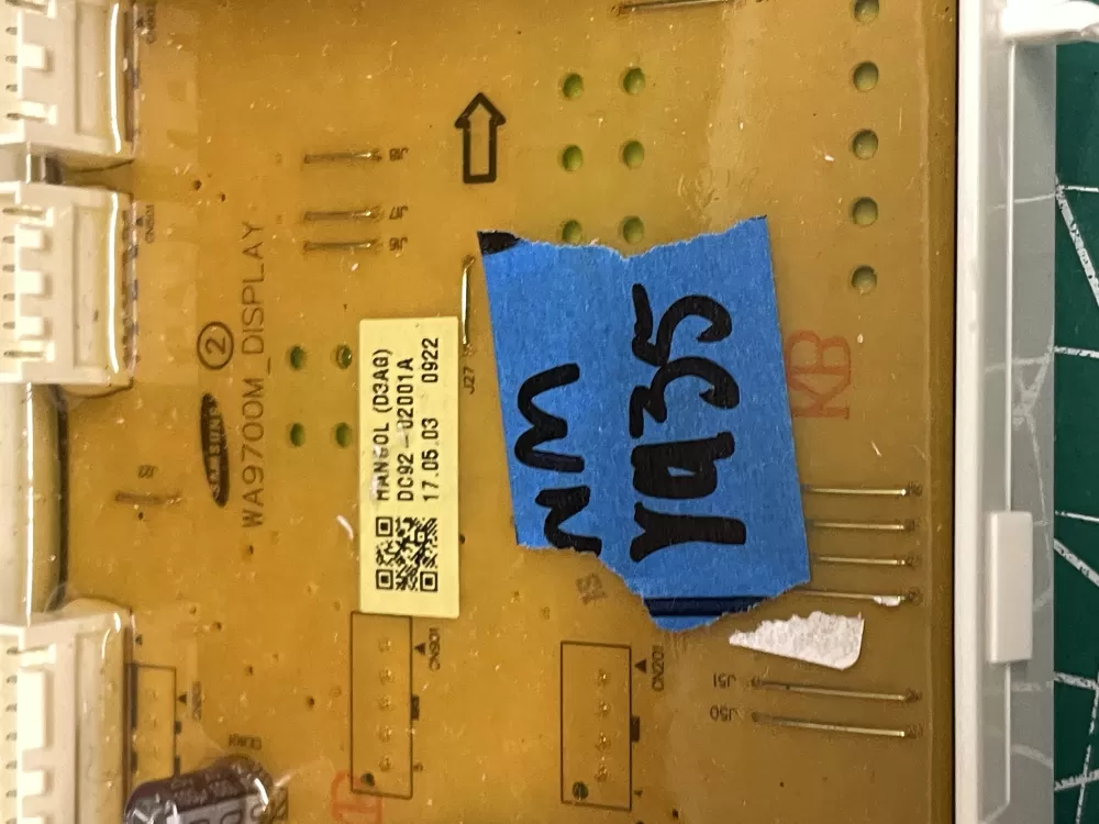 Samsung DC92 02001A AP6243666 DC92 02005A Washer Control Board AZ212206 | Wmv935