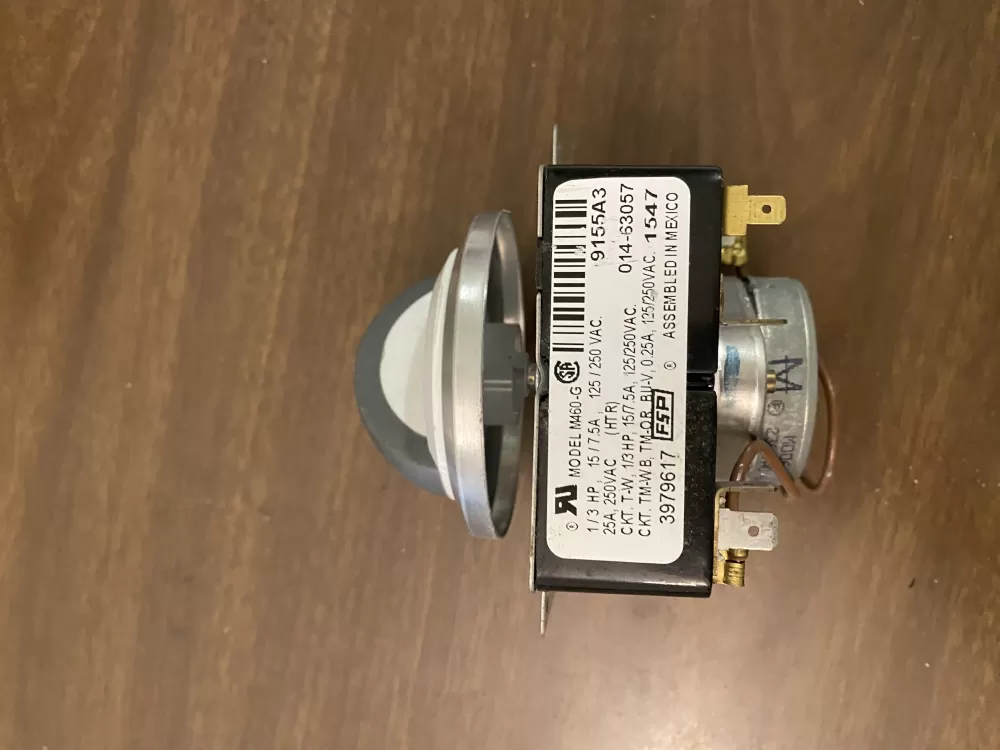Whirlpool  Kenmore  Maytag  Roper  Amana  Inglis  Admiral WP3979617  AP6009055  3979617  8299782  921240  PS11742197 Dryer Timer