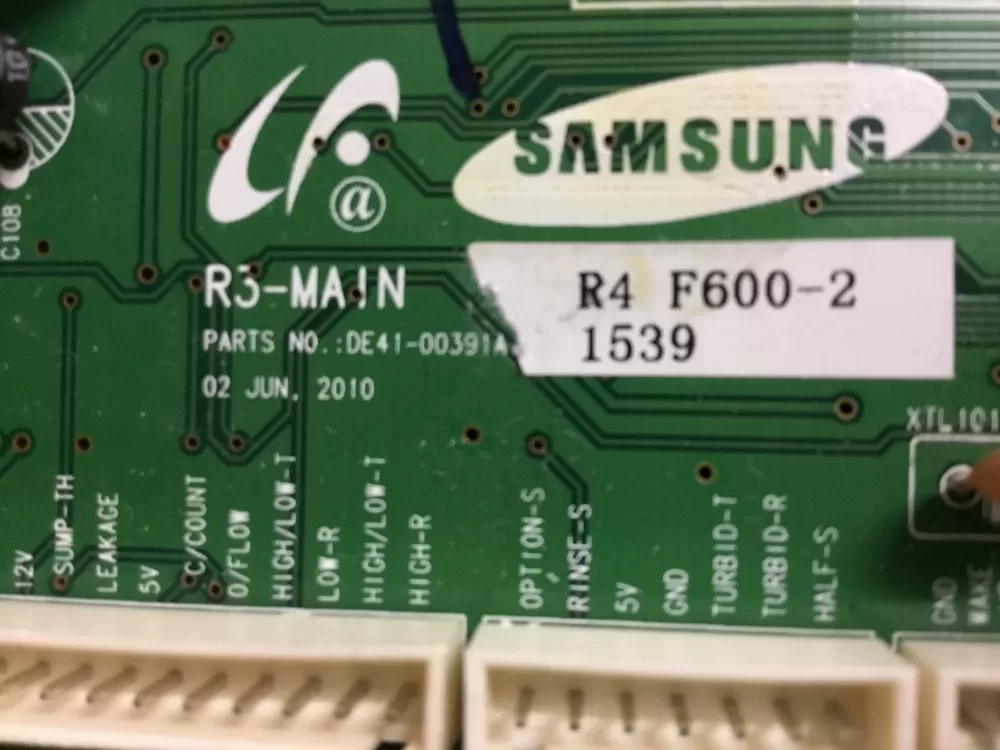 Samsung DE41-00391A Dishwasher Control Board AZ13345 | NR534
