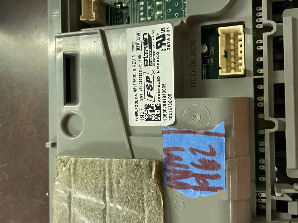 KitchenAid W10913613 W10913615 Dishwasher Control Board AZ54355 | Wm1962