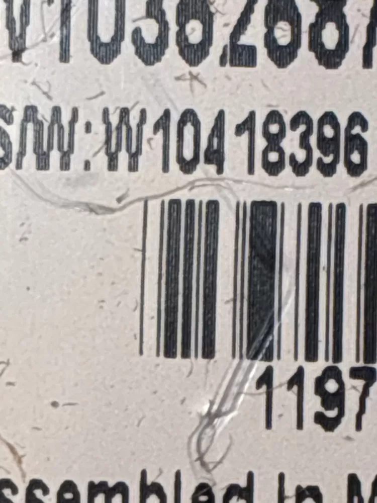 W10418396 Whirlpool Dishwasher Board - Control