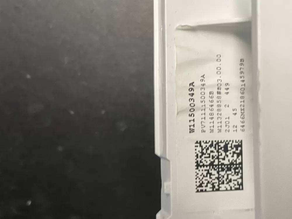 Whirlpool Dishwasher W11500349 Control Assembly AZ20991 | WMV250